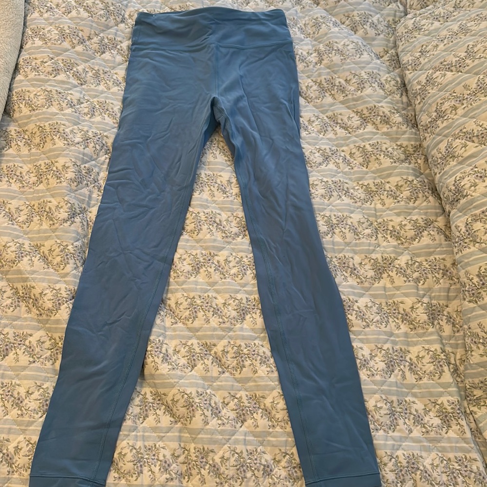 baby blue athleta girl leggings